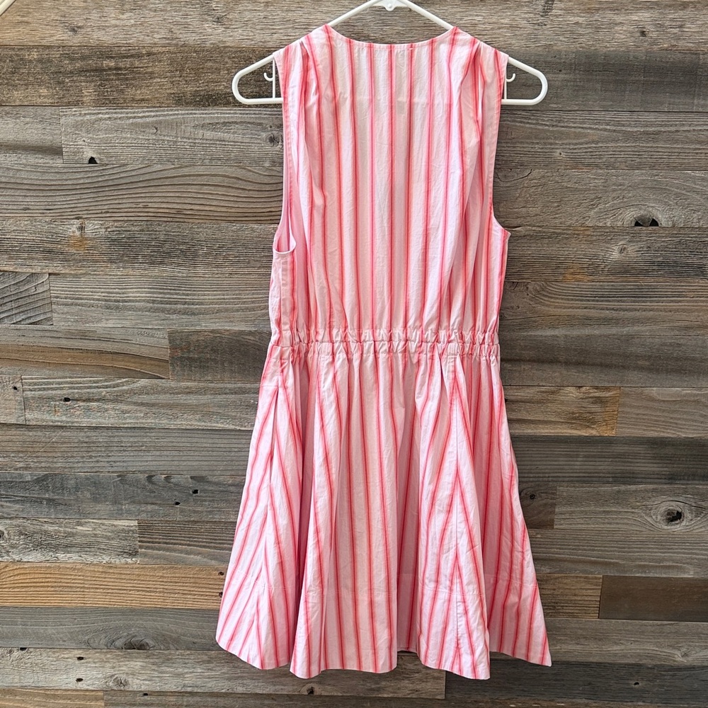 Derek Lam 10 Crosby Red Stripe Benibana Dress in Multi Size 4 NWT - Picture 6 of 12